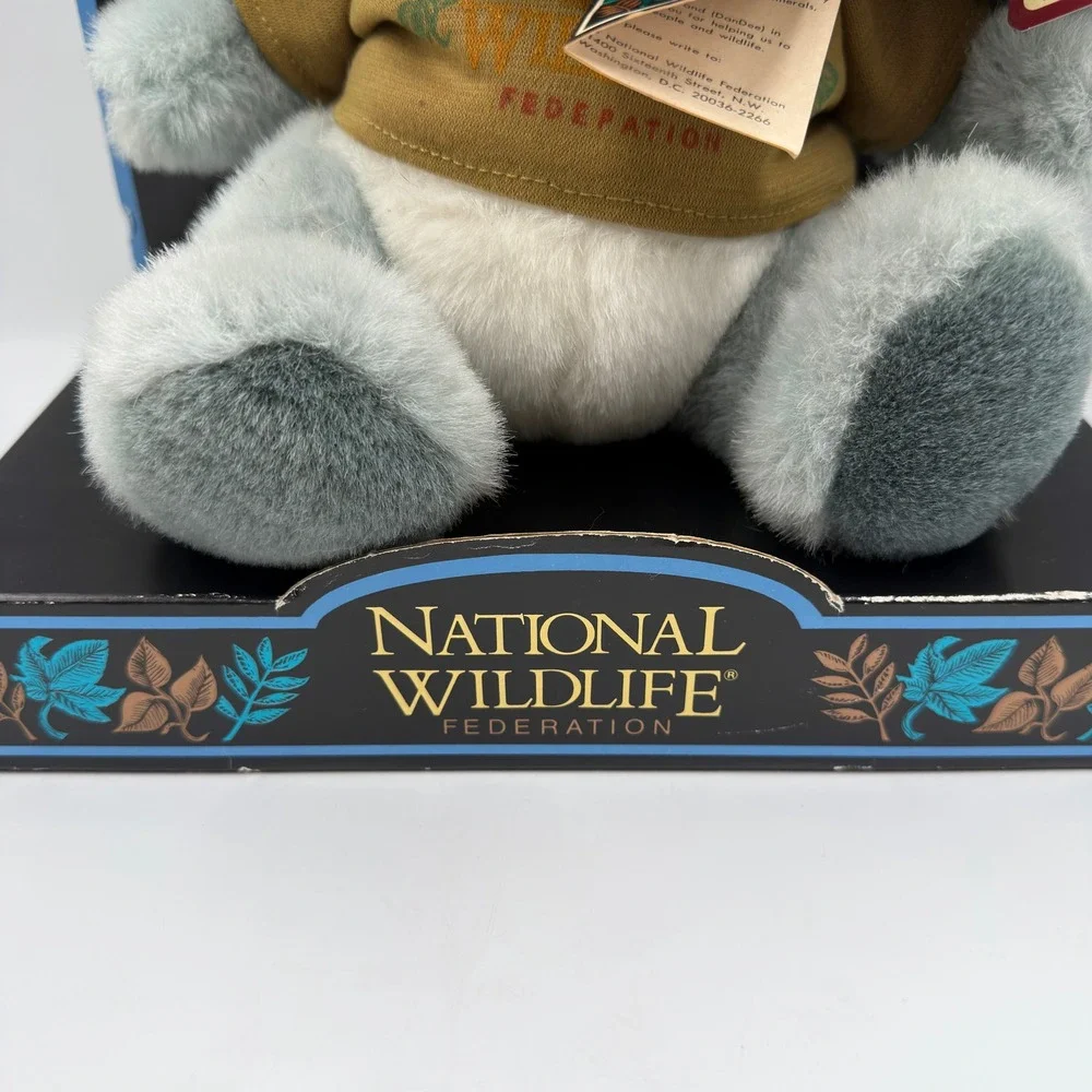 Vintage Dan Dee National Wildlife Federation Elephant Plush Safari Hat Shirt New